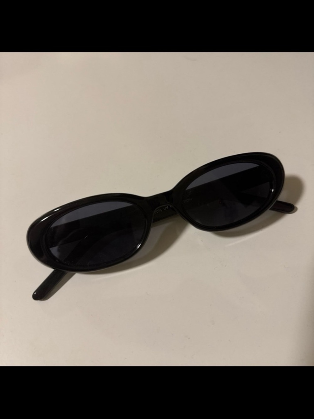 Urban Outfitters Black Oval Women's Sunglasses